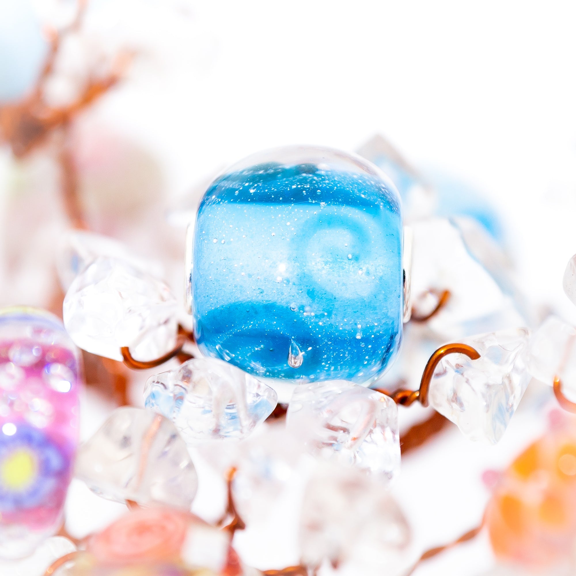 Elfbeads Ice Painting  glass Bead by The Alternative Bead. Your official Elfbeads Retailer from Germany