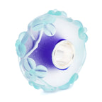 Elfbeads Icy Blue Flowertwig Frost  glass Bead by The Alternative Bead. Your official Elfbeads Retailer from Germany