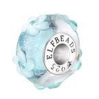 Elfbeads Icy Twilight Rose blue glass Bead by The Alternative Bead. Your official Elfbeads Retailer from Germany