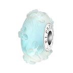 Elfbeads Icy Flowertwig Frost silver; blue glass Bead by The Alternative Bead. Your official Elfbeads Retailer from Germany