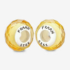 Praan Illuminating Yellow Crystal Stopper Charms silver sterling-silver Stopper by The Alternative Bead. Your official Praan Retailer from Germany