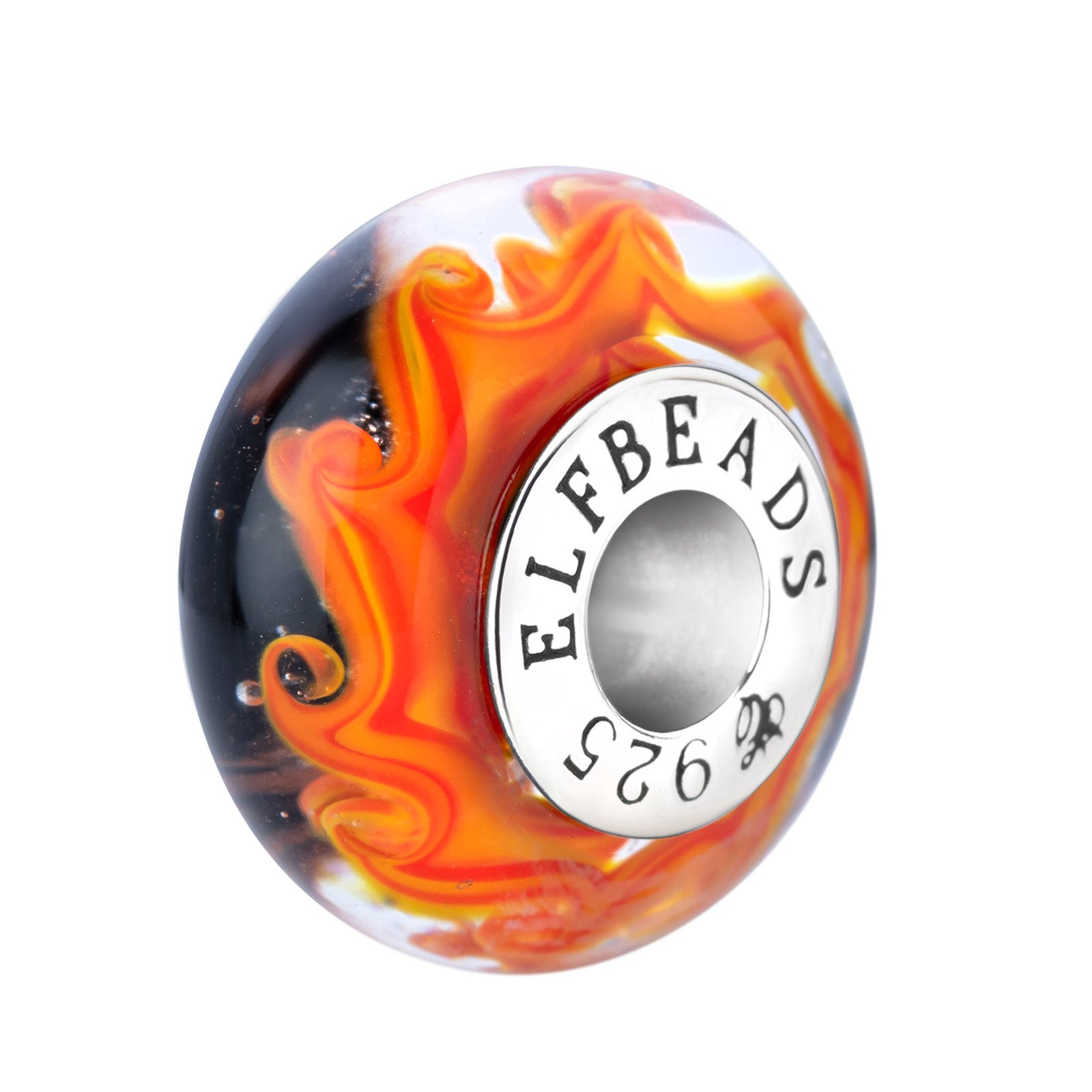 Elfbeads Inferno Flames  glass Bead by The Alternative Bead. Your official Elfbeads Retailer from Germany