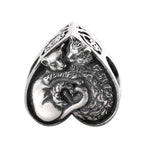 Elfbeads It Takes Two To Meow silver sterling-silver Bead by The Alternative Bead. Your official Elfbeads Retailer from Germany