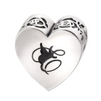 Elfbeads It Takes Two To Meow silver sterling-silver Bead by The Alternative Bead. Your official Elfbeads Retailer from Germany