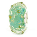 Elfbeads Jungle Blossom blue glass Bead by The Alternative Bead. Your official Elfbeads Retailer from Germany