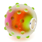 Elfbeads Jungle Ornament World Dewdrops Frost  glass Bead by The Alternative Bead. Your official Elfbeads Retailer from Germany