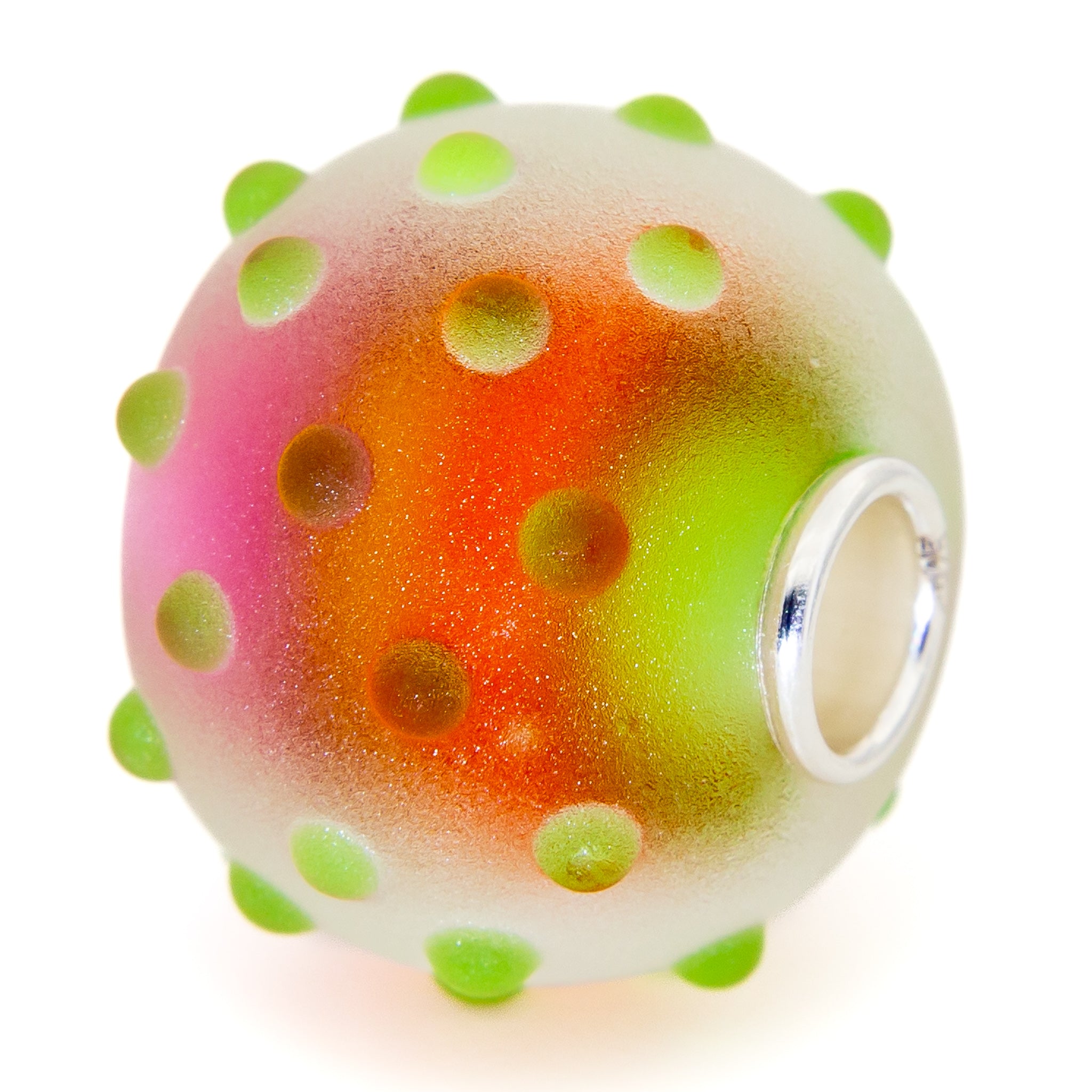 Elfbeads Jungle Ornament World Dewdrops Frost  glass Bead by The Alternative Bead. Your official Elfbeads Retailer from Germany