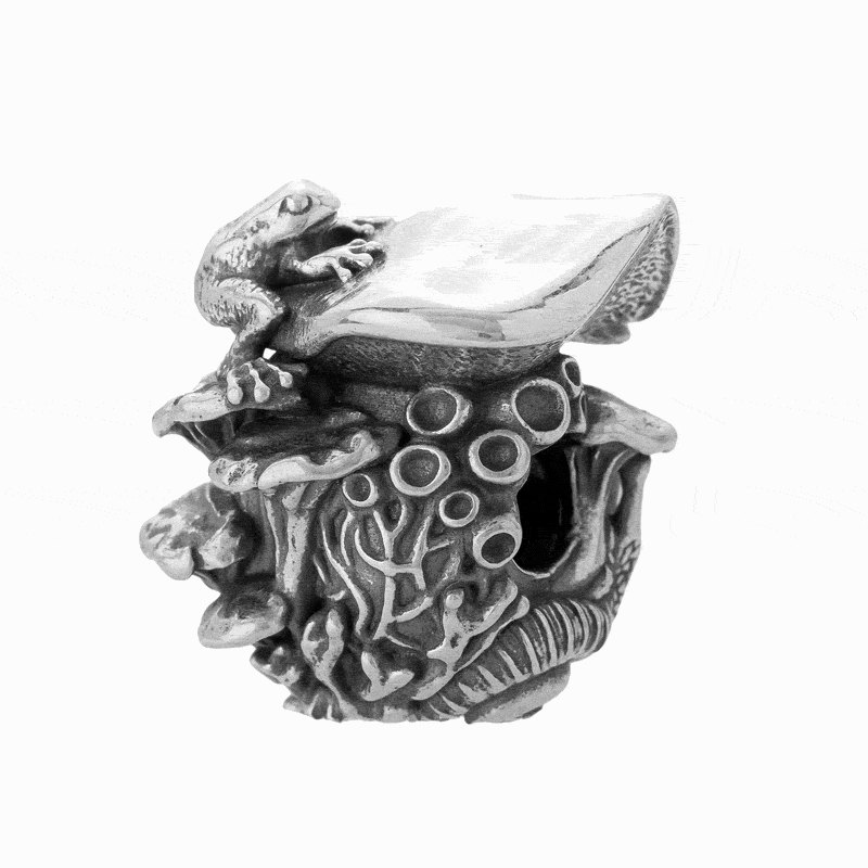 Elfbeads King of Mushrooms silver sterling-silver Bead by The Alternative Bead. Your official Elfbeads Retailer from Germany