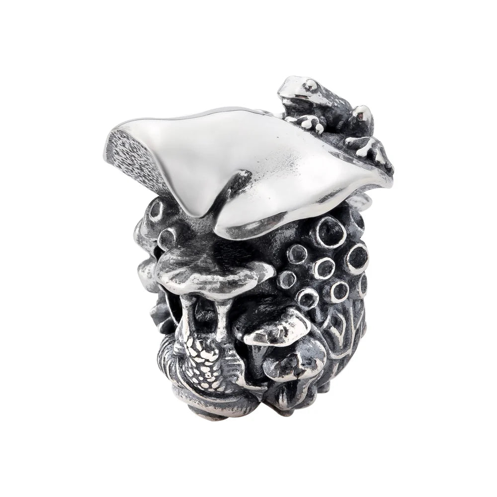 Elfbeads King of Mushrooms silver sterling-silver Bead by The Alternative Bead. Your official Elfbeads Retailer from Germany