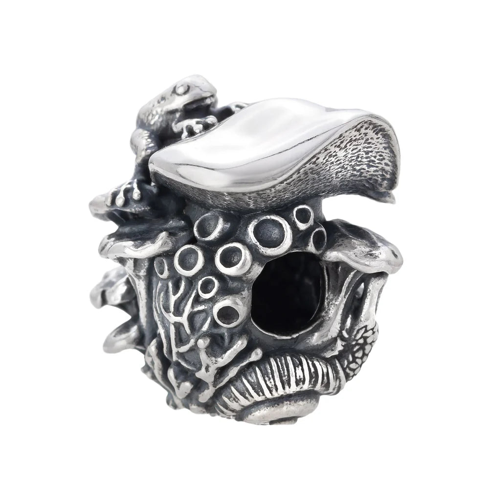 Elfbeads King of Mushrooms silver sterling-silver Bead by The Alternative Bead. Your official Elfbeads Retailer from Germany