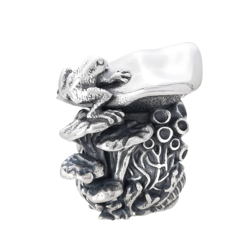 Elfbeads King of Mushrooms silver sterling-silver Bead by The Alternative Bead. Your official Elfbeads Retailer from Germany