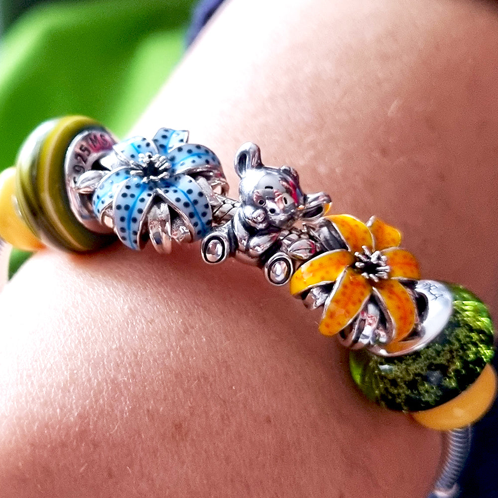 Aurora Charm Aussie Koala Bear Charm silver sterling-silver Bead by The Alternative Bead. Your official Aurora Charm Retailer from Germany