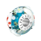 Elfbeads Koi Flowerpond-Pure Lily Blossom blue glass Bead by The Alternative Bead. Your official Elfbeads Retailer from Germany
