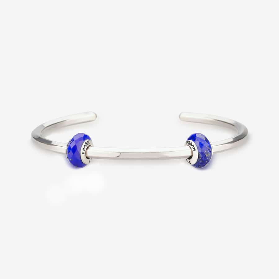 Praan Lapis Lazuli Stopper Charms silver sterling-silver Stopper by The Alternative Bead. Your official Praan Retailer from Germany
