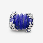 Praan Lapis Scallop Shell Charm blue natural-stone Bead by The Alternative Bead. Your official Praan Retailer from Germany