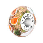 Elfbeads Leaflight Poem green; orange; gold glass Bead by The Alternative Bead. Your official Elfbeads Retailer from Germany