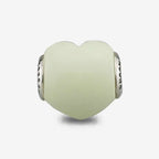 Praan Lemon Australia Chrysoprase Heart Charm green natural-stone Bead by The Alternative Bead. Your official Praan Retailer from Germany