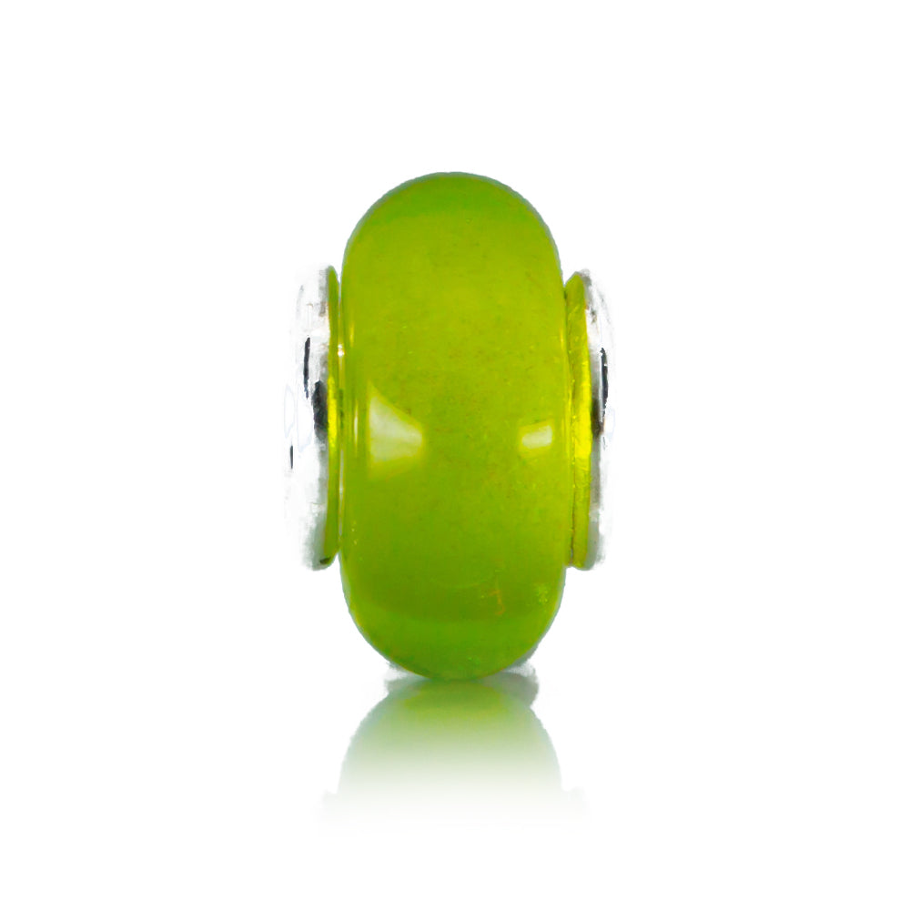 Aurora Charm Lime Green Glass Spacer green glass Spacer by The Alternative Bead. Your official Aurora Charm Retailer from Germany