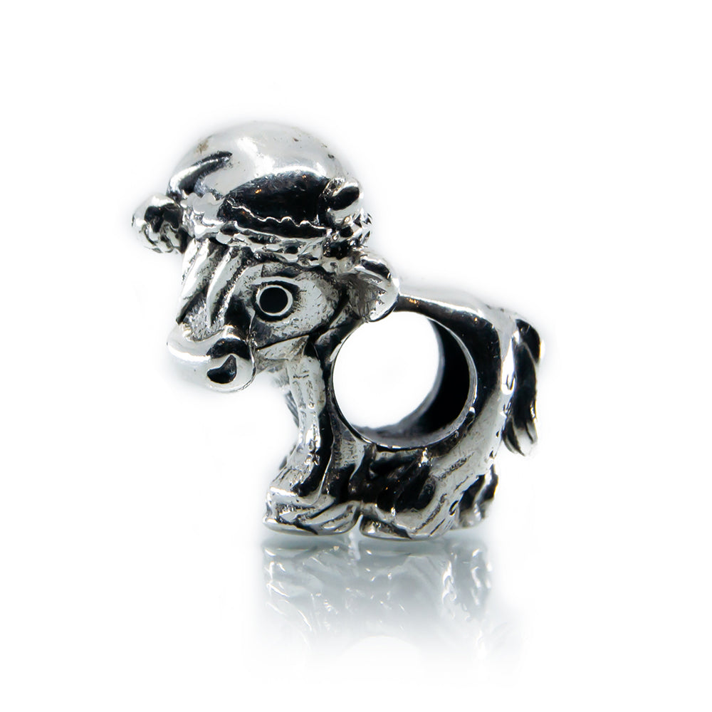 Aurora Charm Limited Edition – Scotch the Christmas Cow silver sterling-silver Bead by The Alternative Bead. Your official Aurora Charm Retailer from Germany