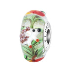 Elfbeads Little Gardener green; red glass Bead by The Alternative Bead. Your official Elfbeads Retailer from Germany