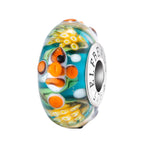 Elfbeads Little Reef Wanderer blue; orange glass Bead by The Alternative Bead. Your official Elfbeads Retailer from Germany