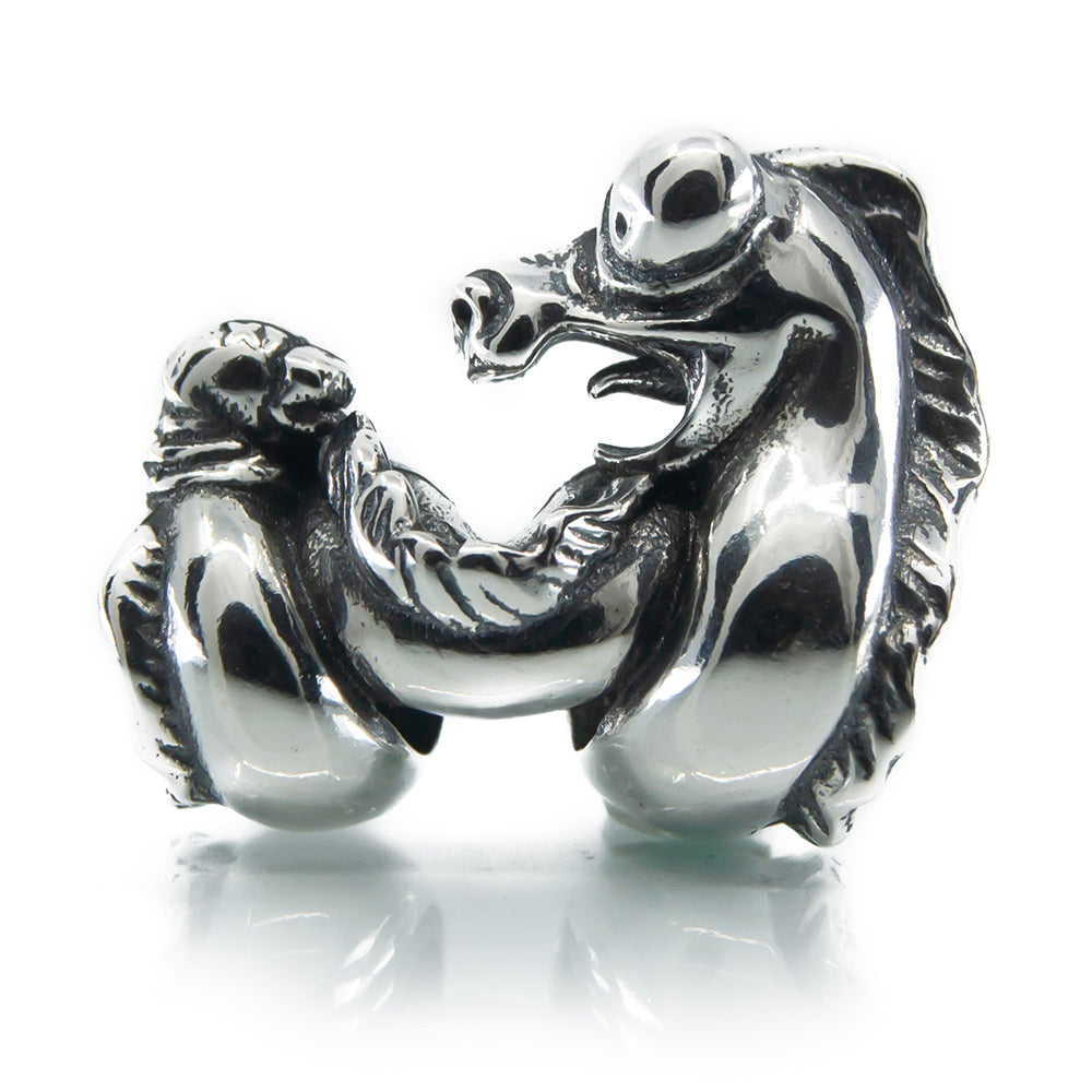 Aurora Charm Nessie the Loch Ness Monster Charm silver sterling-silver Bead by The Alternative Bead. Your official Aurora Charm Retailer from Germany