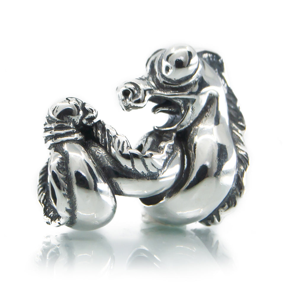 Aurora Charm Nessie the Loch Ness Monster Charm silver sterling-silver Bead by The Alternative Bead. Your official Aurora Charm Retailer from Germany