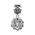 Elfbeads Lotus Dragon silver sterling-silver Dangle by The Alternative Bead. Your official Elfbeads Retailer from Germany