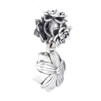 Elfbeads Lotus Dragon silver sterling-silver Dangle by The Alternative Bead. Your official Elfbeads Retailer from Germany