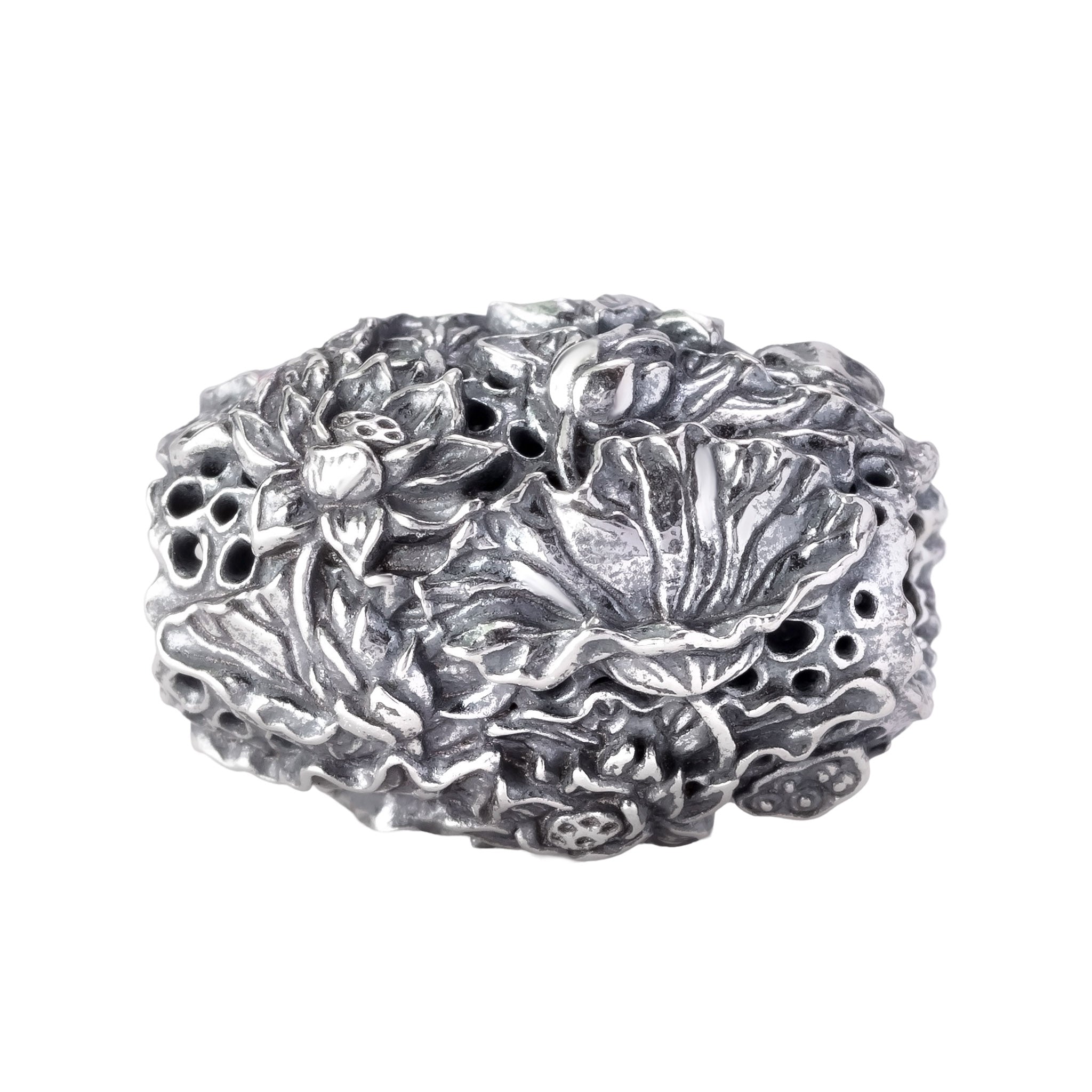 Elfbeads Lotus Barrel silver sterling-silver Bead by The Alternative Bead. Your official Elfbeads Retailer from Germany