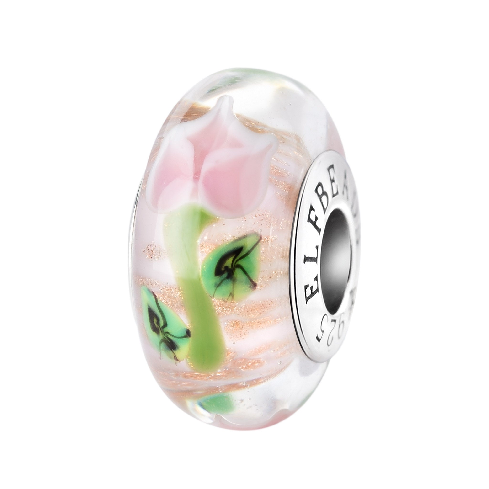 Elfbeads Lotus Dream pink glass Bead by The Alternative Bead. Your official Elfbeads Retailer from Germany