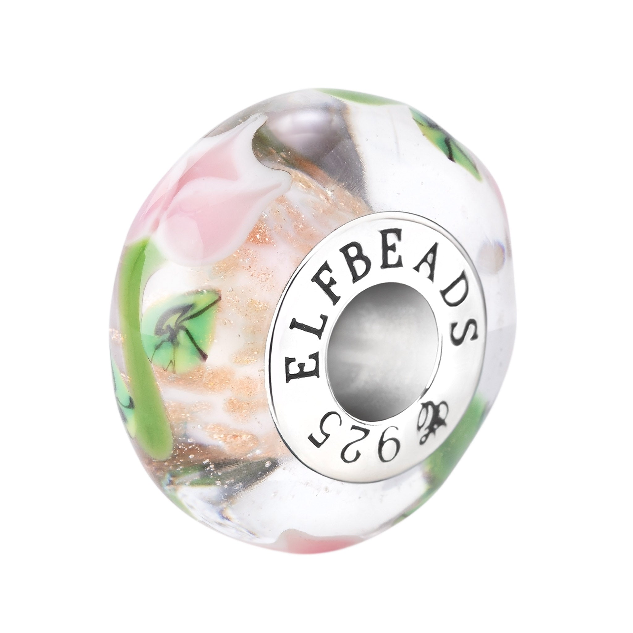 Elfbeads Lotus Dream pink glass Bead by The Alternative Bead. Your official Elfbeads Retailer from Germany