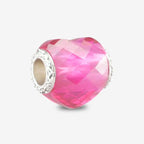 Praan Love Bug Heart Charm pink crystal Bead by The Alternative Bead. Your official Praan Retailer from Germany