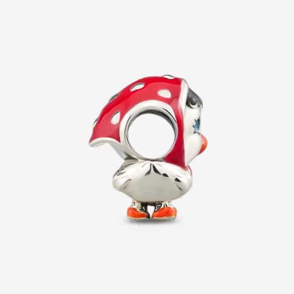 Praan Lucy Lucky Duckling Charm silver sterling-silver; enamel Bead by The Alternative Bead. Your official Praan Retailer from Germany