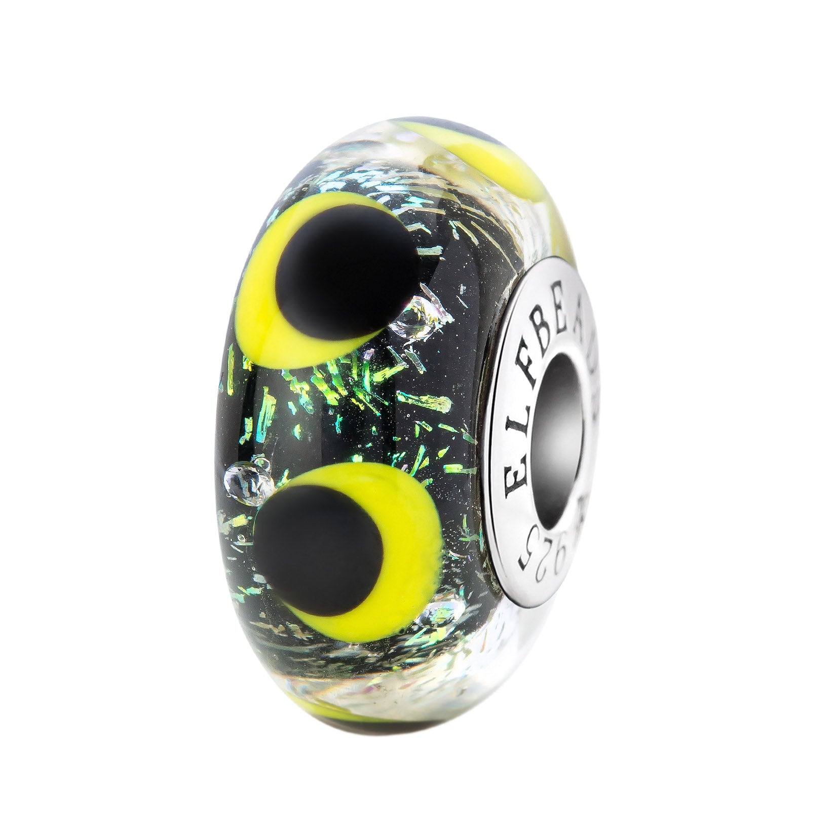 Elfbeads Lunar Gold Dance black; yellow glass Bead by The Alternative Bead. Your official Elfbeads Retailer from Germany