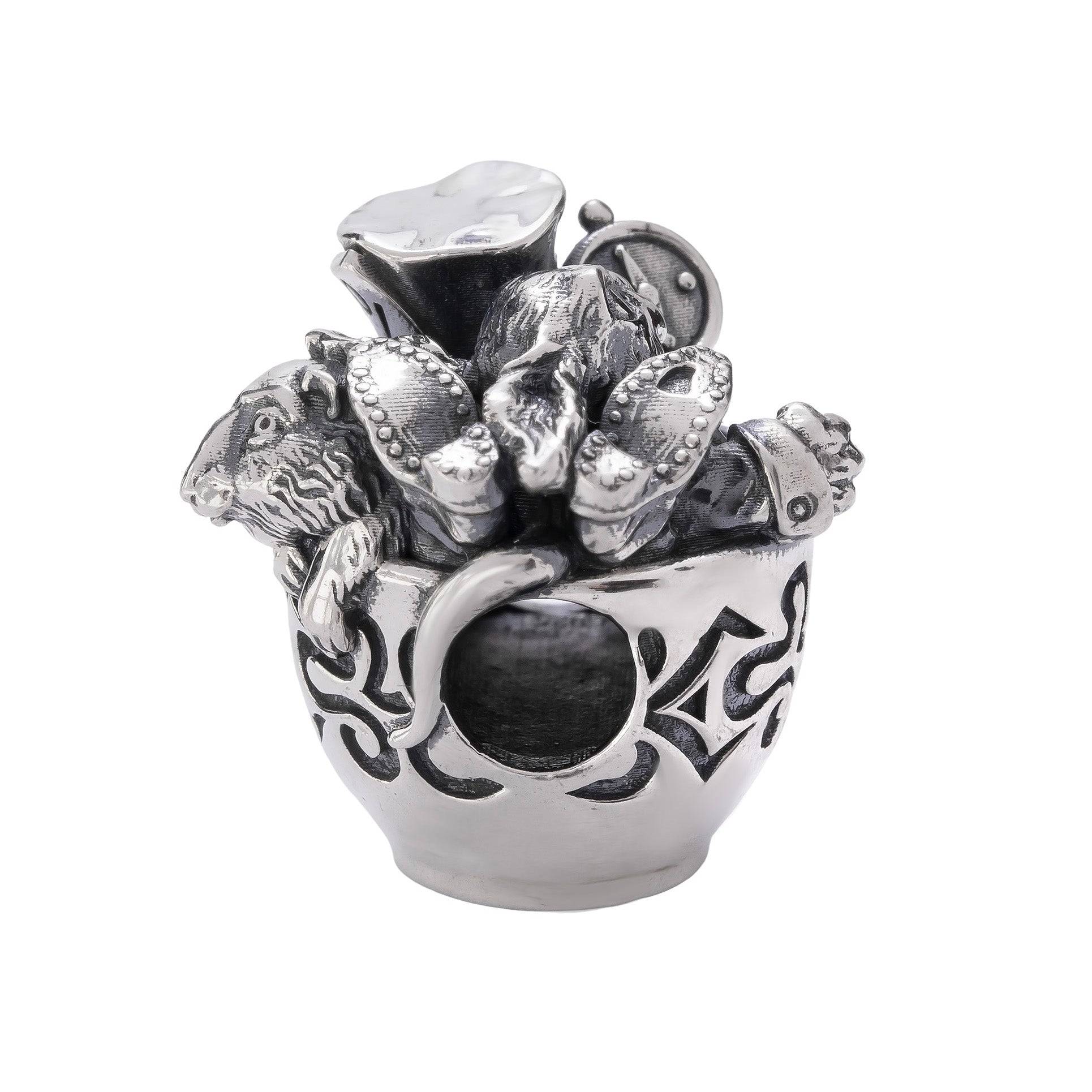 Elfbeads Mad Tea Party silver sterling-silver Bead by The Alternative Bead. Your official Elfbeads Retailer from Germany
