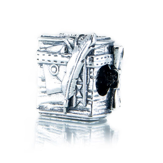 The Alternative Bead: Aurora Charm - Mystic Codex Book Charm Sterling Silver Charm Picture 1