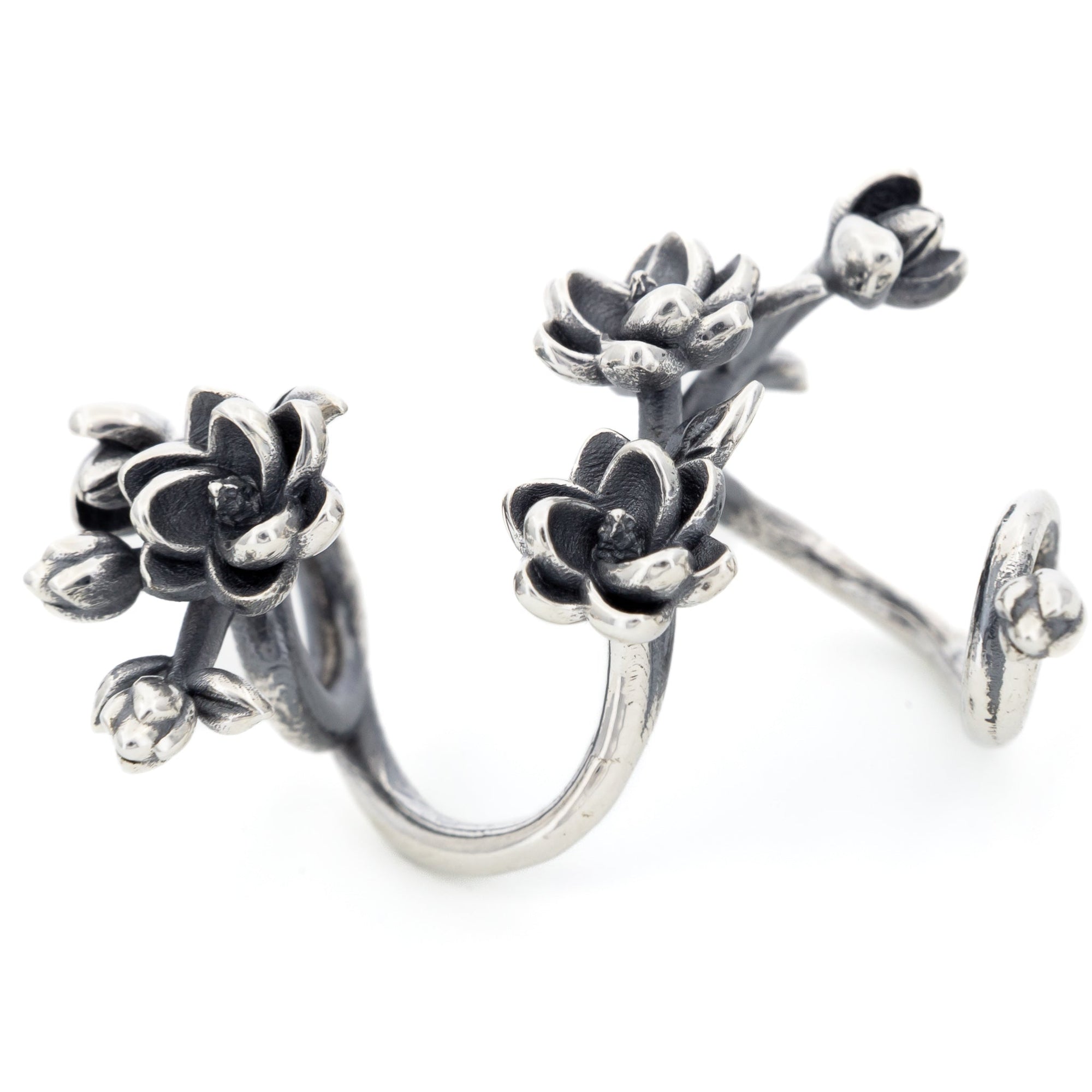 Elfbeads Magnolia Flowerhugs silver sterling-silver Bead by The Alternative Bead. Your official Elfbeads Retailer from Germany