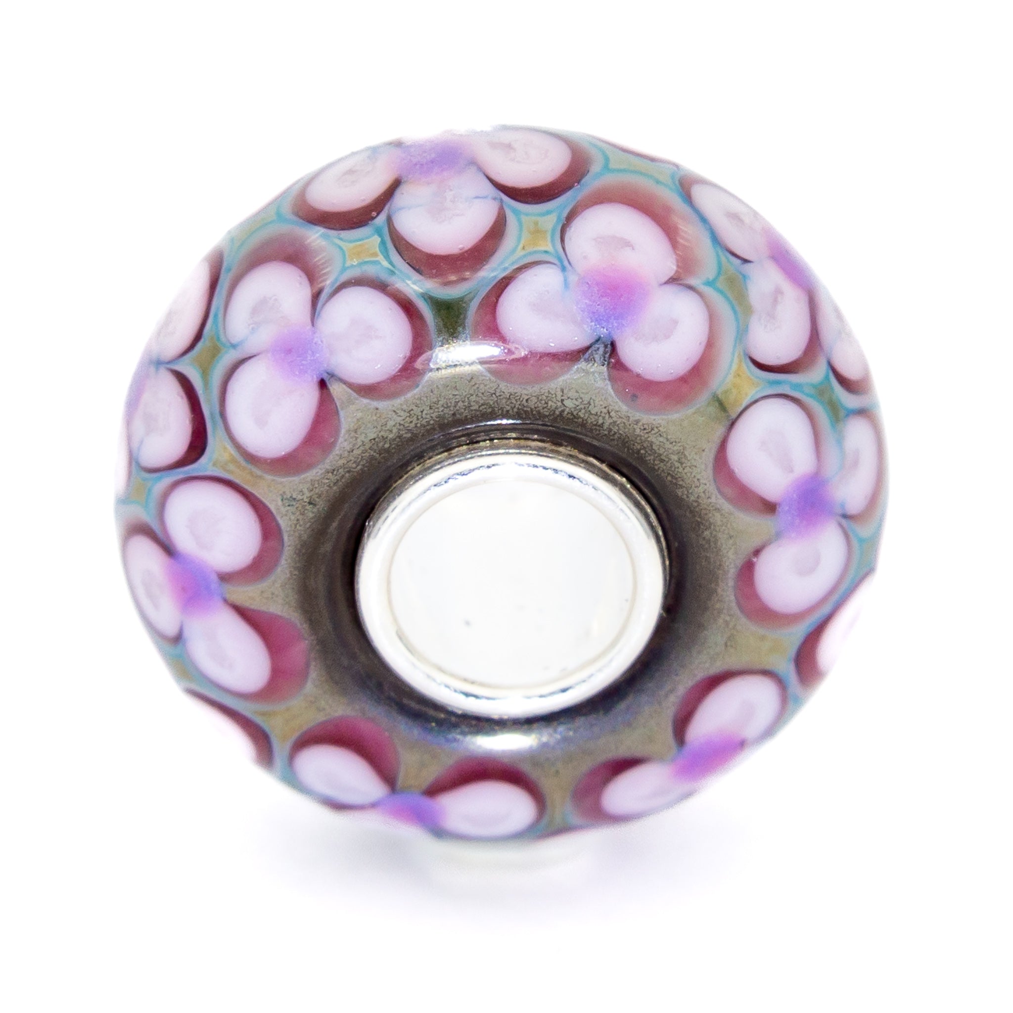 Elfbeads Magnolia Flowerstone purple glass Bead by The Alternative Bead. Your official Elfbeads Retailer from Germany