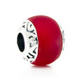 Aurora Charm Manihi Island Red Sea Glass Bead silver; red sterling-silver; glass Bead by The Alternative Bead. Your official Aurora Charm Retailer from Germany