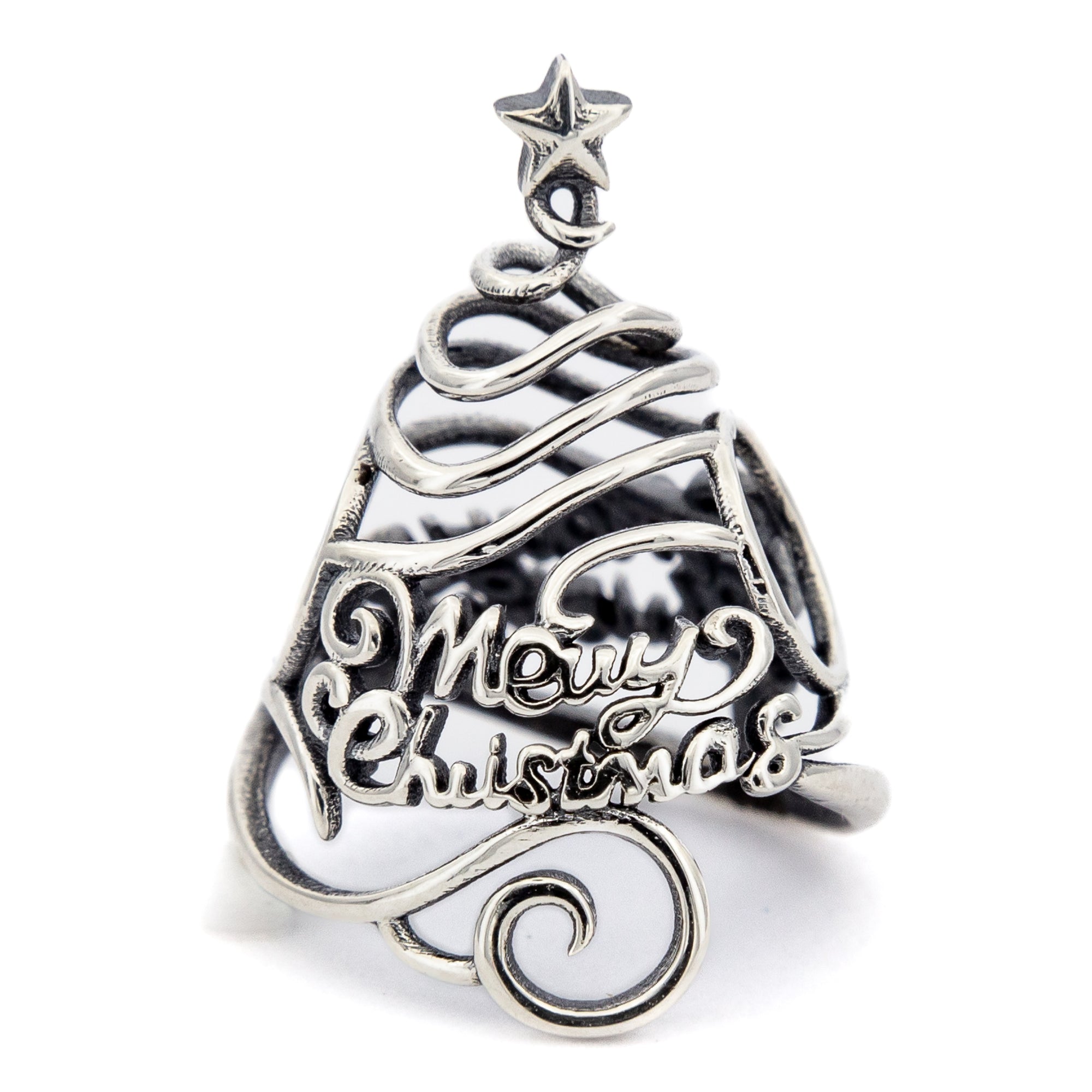 Elfbeads Merry Christmas Tree silver sterling-silver Bead by The Alternative Bead. Your official Elfbeads Retailer from Germany