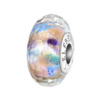 Elfbeads Merry Dream Golddust Fractal silver; blue glass Bead by The Alternative Bead. Your official Elfbeads Retailer from Germany