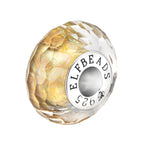 Elfbeads Merry Magic Golddust Fractal silver; yellow glass Bead by The Alternative Bead. Your official Elfbeads Retailer from Germany