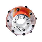 Elfbeads Midnight Polka Dot  glass Bead by The Alternative Bead. Your official Elfbeads Retailer from Germany