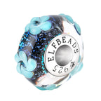 Elfbeads Midnight Princess Rose blue glass Bead by The Alternative Bead. Your official Elfbeads Retailer from Germany