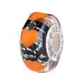 Elfbeads Midnight Pumpkin Hearts  glass Bead by The Alternative Bead. Your official Elfbeads Retailer from Germany