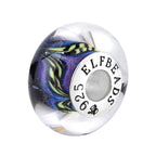 Elfbeads Midnight Royalty Ribbons  glass Bead by The Alternative Bead. Your official Elfbeads Retailer from Germany