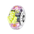 Elfbeads Midnight Frog's Kiss pink; green glass Bead by The Alternative Bead. Your official Elfbeads Retailer from Germany