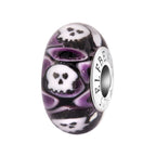 Elfbeads Midnight Skulls purple glass Bead by The Alternative Bead. Your official Elfbeads Retailer from Germany