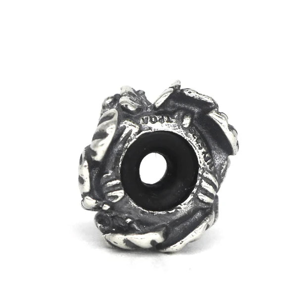 VIP-CHARMS Hibiscus Flower Stopper Charm silver sterling-silver Stopper by The Alternative Bead. Your official VIP-CHARMS Retailer from Germany